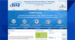 Desktop Screenshot of cursos.acep.org.br